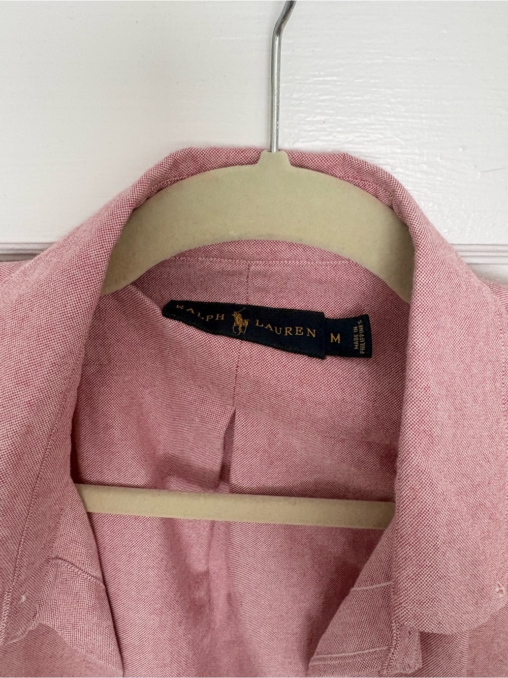 Ralph Lauren Men’s Light Pink Button-Down Dress Shirt - Picture 3 of 4